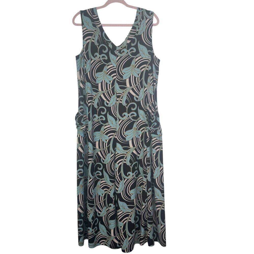Attitudes Jumper Medium Women Oversize Floral Print Arty Lagenlook Pockets